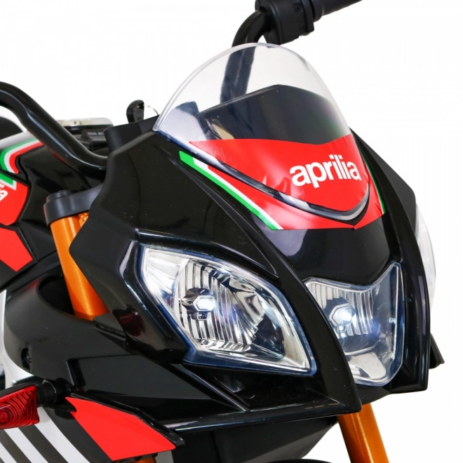 Moto a batteria per bambini Aprilia Tuono V4 nero