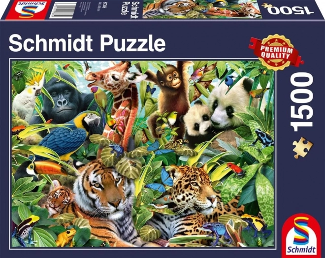 Puzzle Regno Variopinto degli Animali 1500 pezzi