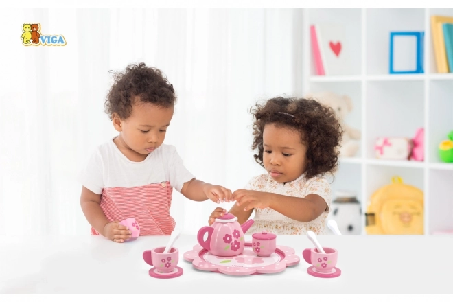 Set per servire tè e caffè giocattolo Viga