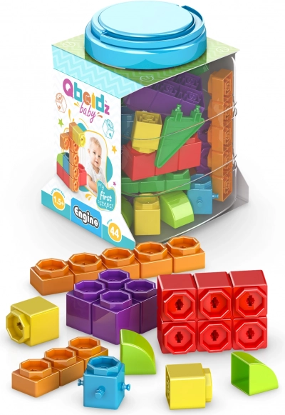 Engino Baby Qboidz – i miei primi passi, 44 pezzi