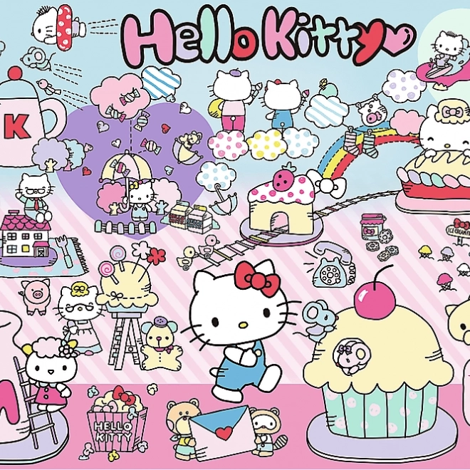Puzzle Esplora il mondo Hello Kitty 300 pezzi