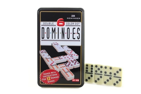 Domino in Scatola di Latta