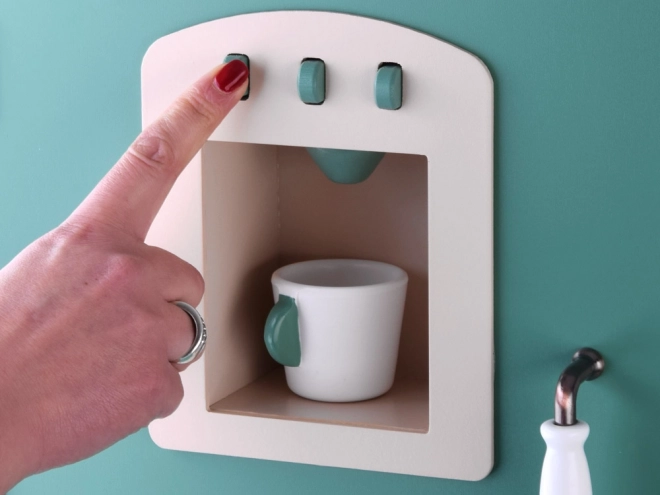 Grande frigorifero vintage da cucina in legno accessori per lavatrice ZA4833