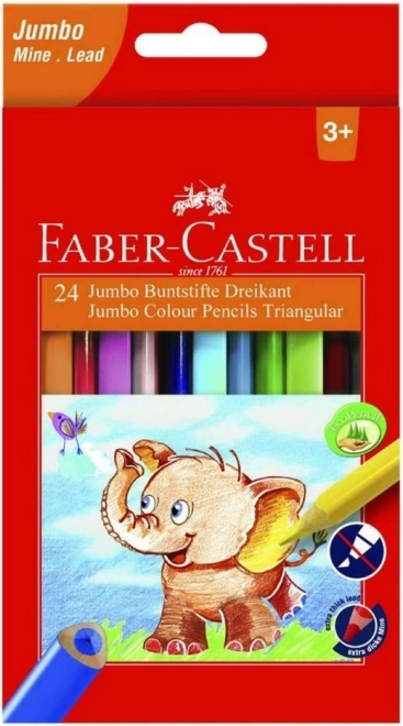 Pastelli extra jumbo 12 pezzi Faber-Castell