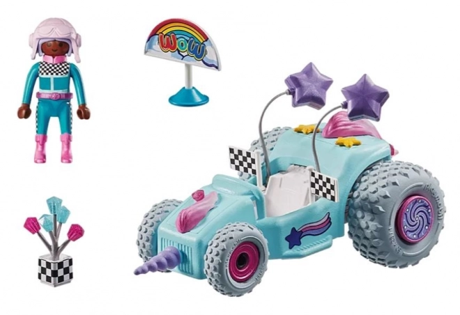 Set di figurine Funstars Racing: Unicorno