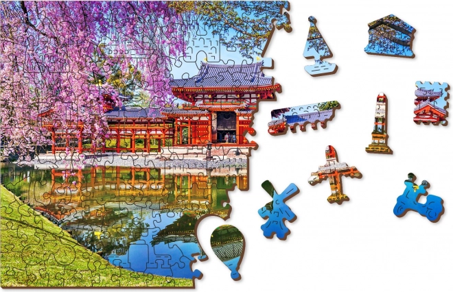 Puzzle in legno Tempio Byodo-in Giappone