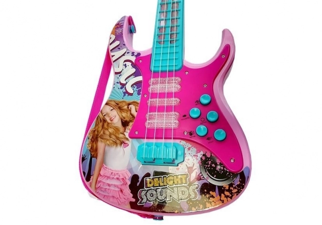 Set karaoke chitarra con microfono
