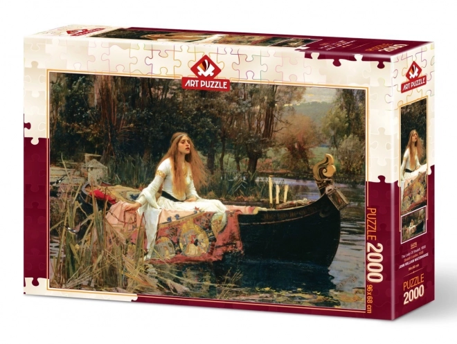 Puzzle museo ART Puzzle 2000 pezzi Paní ze Shalott 1888