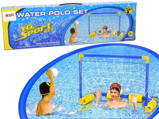 Set per il gioco in acqua con porta da calcio