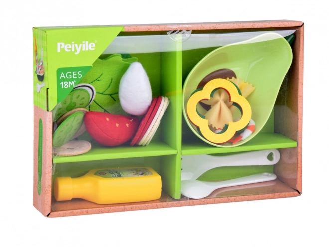 Set per Insalata Giocattolo con Ciotola e Accessori