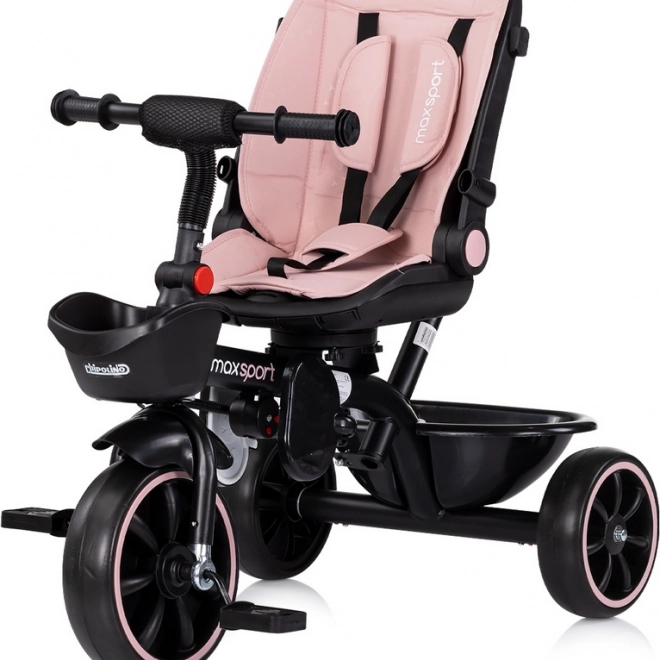 Chipolino triciclo con tettoia Max Sport 2 in 1 rosa
