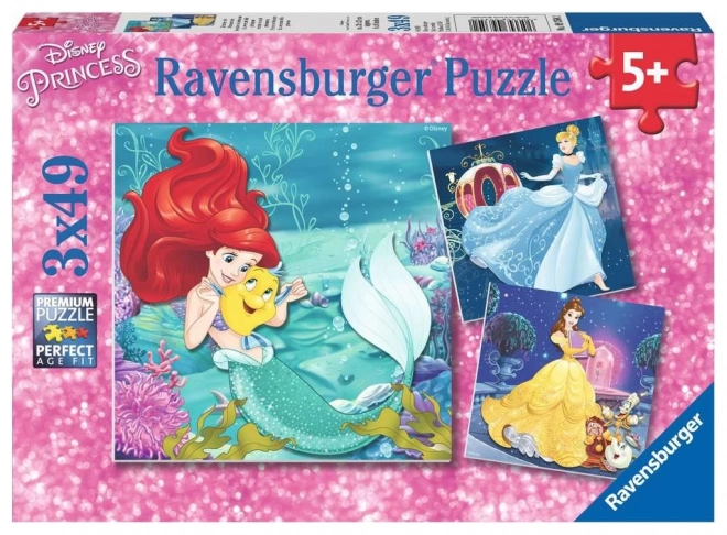 Puzzle 3 in 1 - Serata delle Principesse Disney