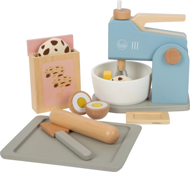 Robot da cucina in legno con accessori Tasty