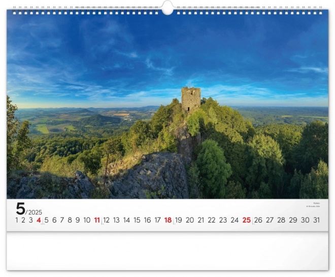 Calendario da Parete Panorami della Repubblica Ceca 2025