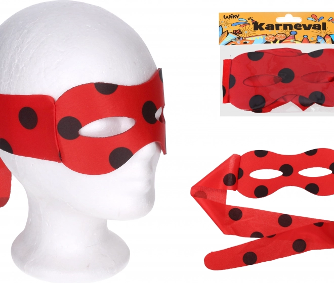 Set carnevale - maschera per occhi coccinella