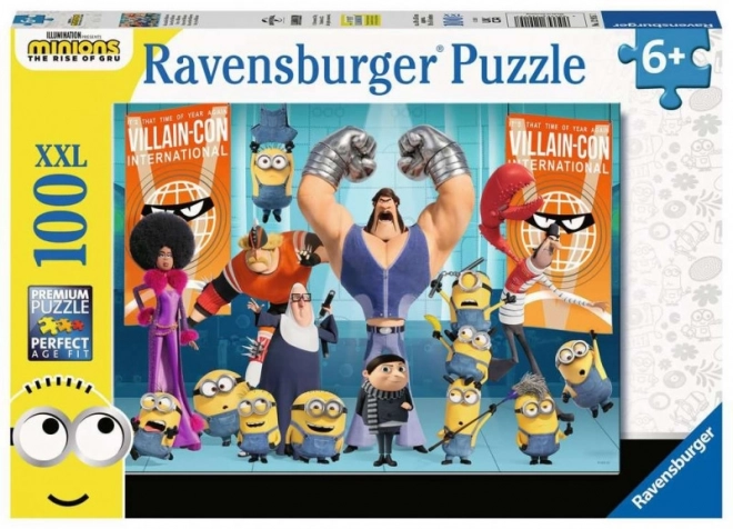 Puzzle Ravensburger Minions 2: L'ascesa di Gru XXL 100 pezzi