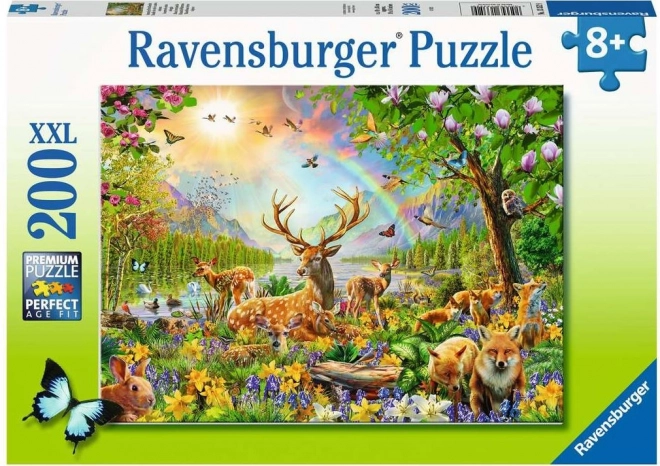 Puzzle Animali della Foresta XXL Ravensburger 200 Pezzi