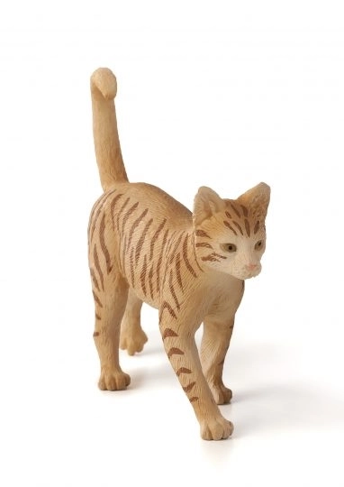 Figurina realistico Mojo gatto tigrato rosso