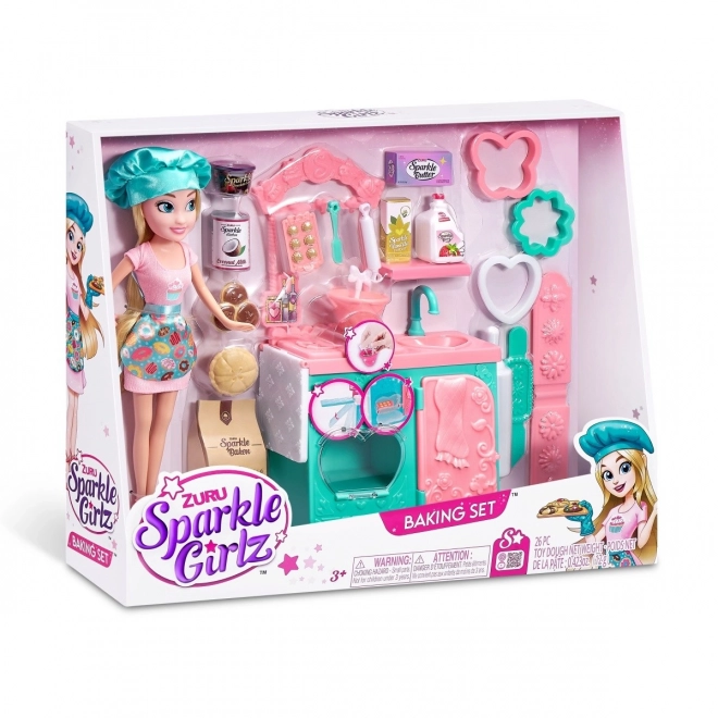 Sparkle Girlz bambola panettiera con accessori