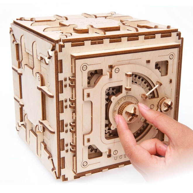 Puzzle meccanico 3D in legno Cassaforte di Ugears