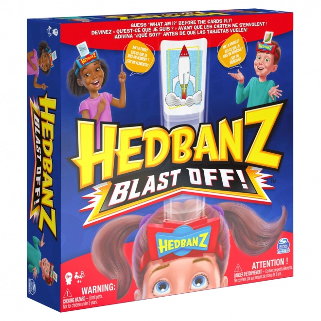 Gioco di carte Hedbanz con carte volanti