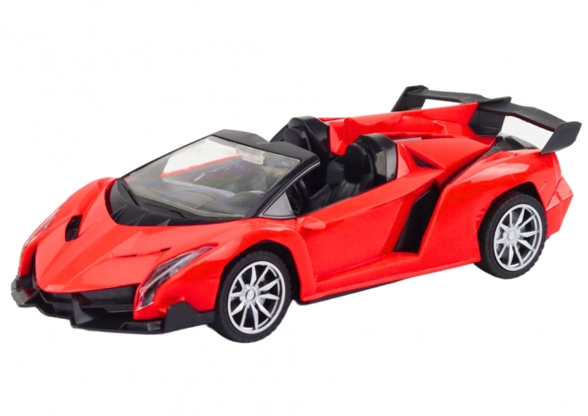 Auto sportivo radiocomandato rosso 1:18