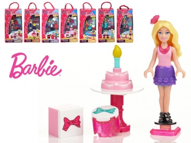 Barbie Mega Bloks Bambola Compatibile con Mattoncini