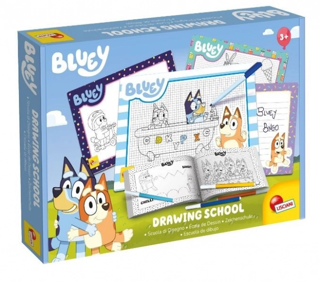 Set scuola di disegno Bluey