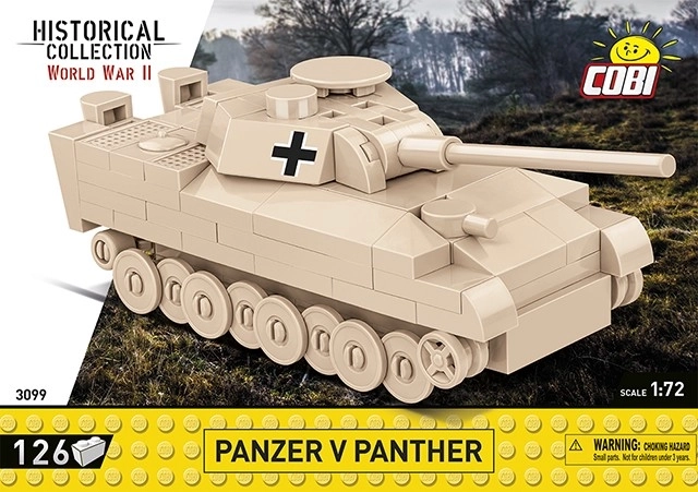 Modello in mattoncini Panzer V Panther COBI