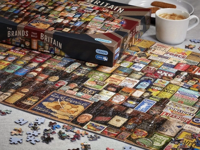 Puzzle Gibsons marchi che hanno costruito la Gran Bretagna 1000 pezzi