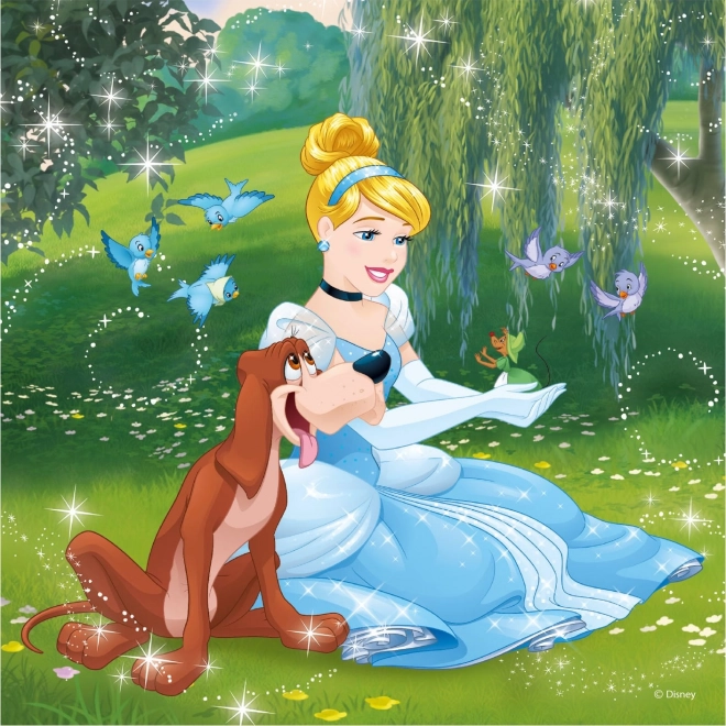 Puzzle Disney Principesse 3x55 Pezzi