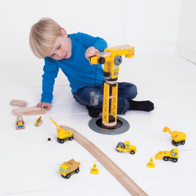 Gru e macchine edili Bigjigs Rail