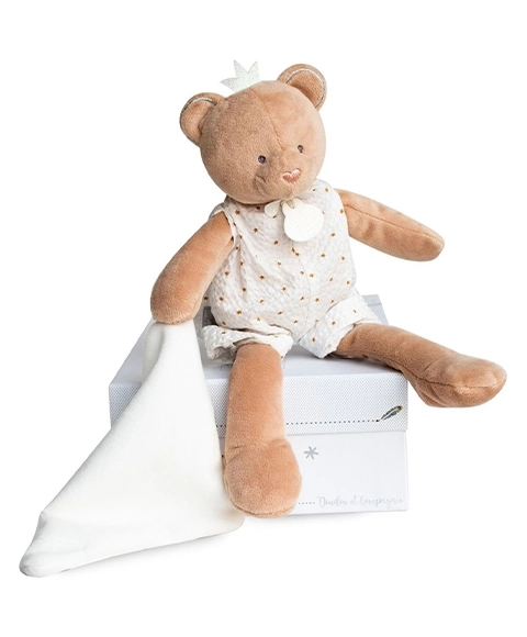 Set regalo Doudou - orsacchiotto con copertina 28 cm