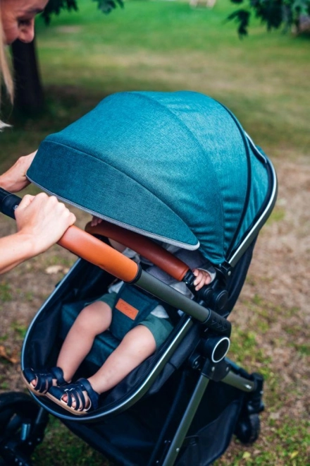 Passeggino combinato MoMi 2 in 1 verde