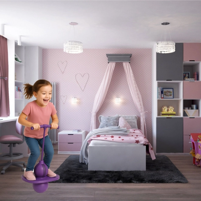 Saltatore a Pogo per l'equilibrio dei bambini viola