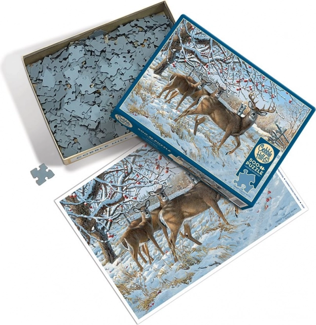 Puzzle Cervo Inverno 500 Pezzi