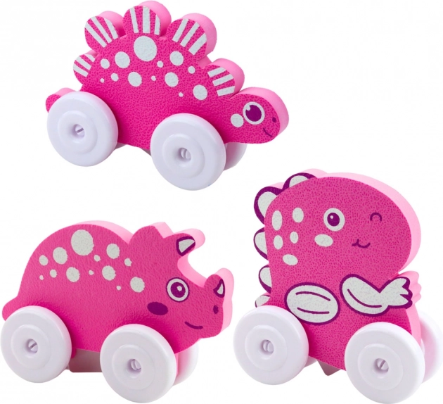 Dinosauro su ruote in schiuma per bambini mix di colori