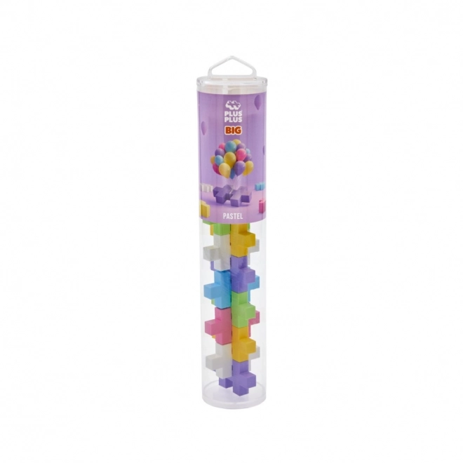 Plus-Plus BIG Pastel (Tubo) 15 pezzi