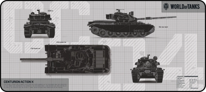 Tappetino per mouse World of Tanks edizione limitata