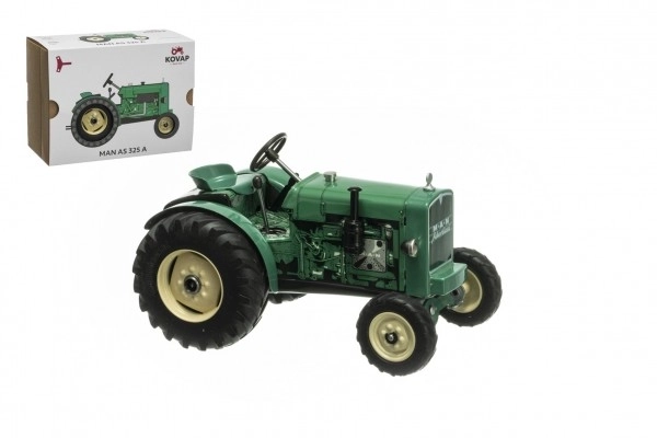 Trattore Verde MAN AS 325A a Molla 1:25