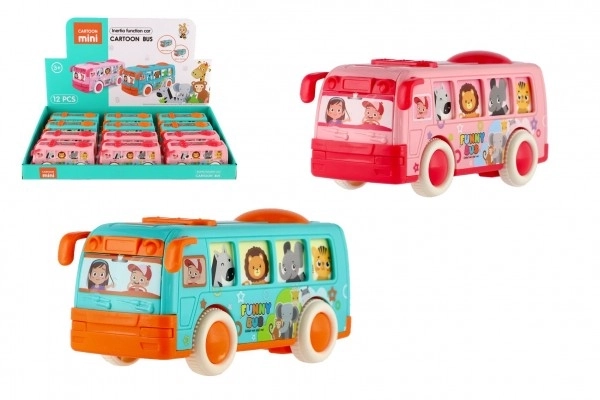 Autobus plastico a frizione per bambini