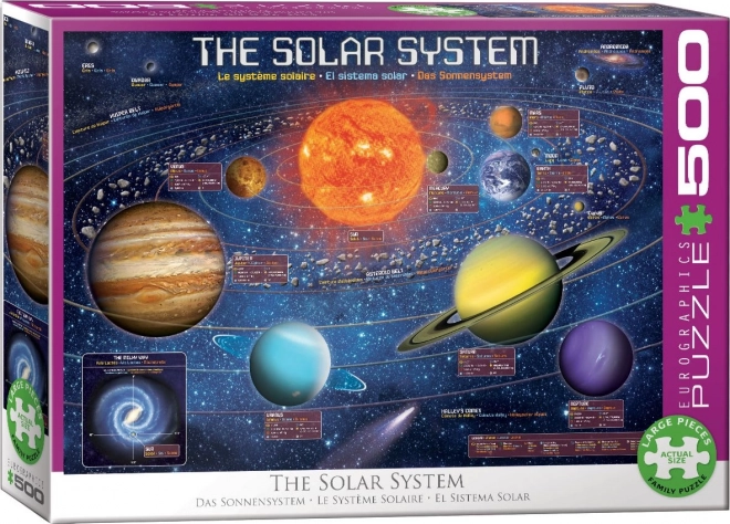 Puzzle Sistema Solare XL 500 Pezzi