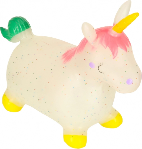 Giocattolo Saltellante per Bambini con Pompa - Unicorno di Gomma