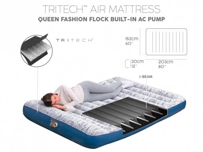 Materasso Gonfiabile Queen in Velluto di BESTWAY