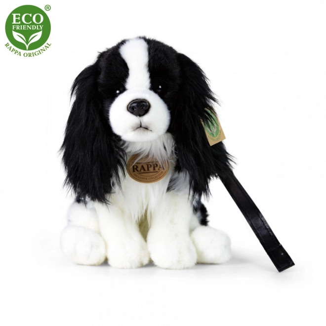 Cane Cavalier King Charles in Peluche con Guinzaglio