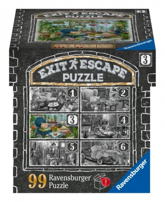 Ravensburger Escape Puzzle Casa Infestata 3: Nel Giardino d'Inverno 99 pezzi