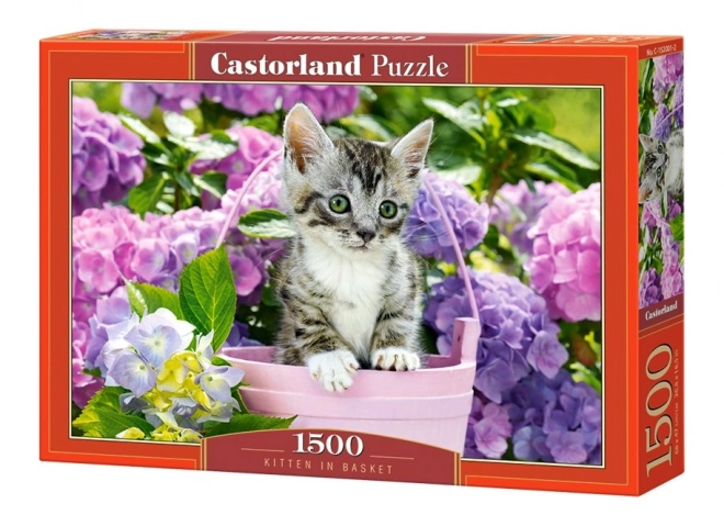 Puzzle gattino nel cesto 1500 pezzi