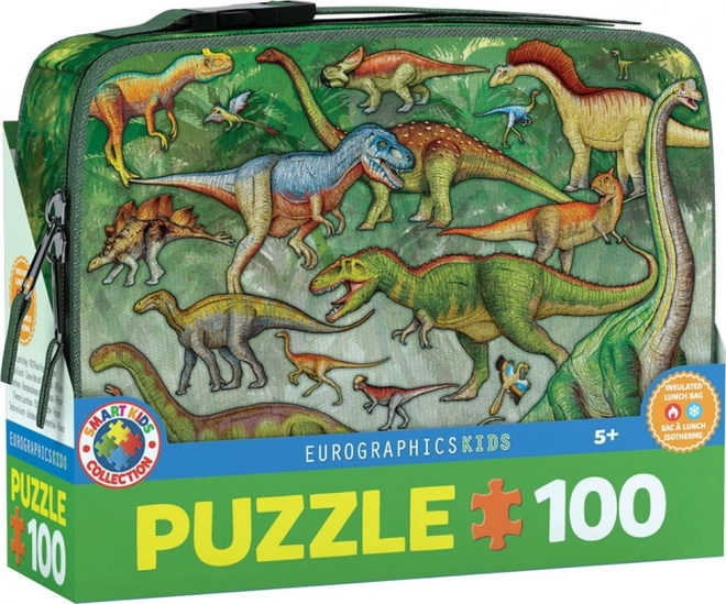 Puzzle in box termico dei Dinosauri 100 pezzi