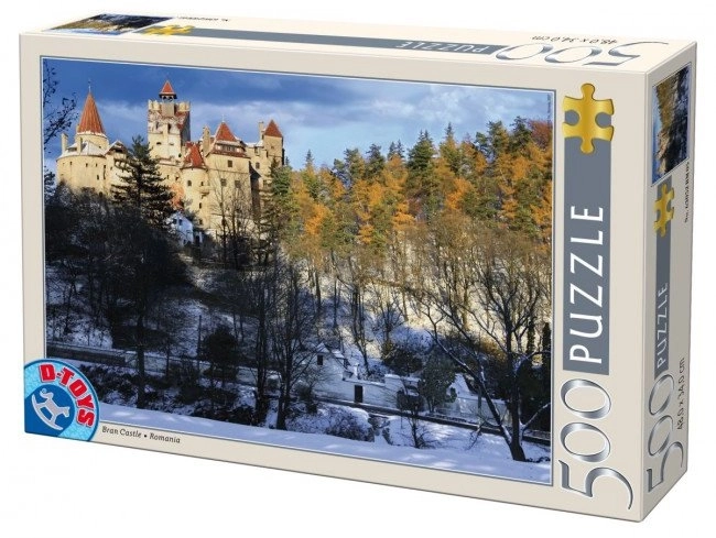 Puzzle D-Toys Inverno a Bran, Romania 500 pezzi