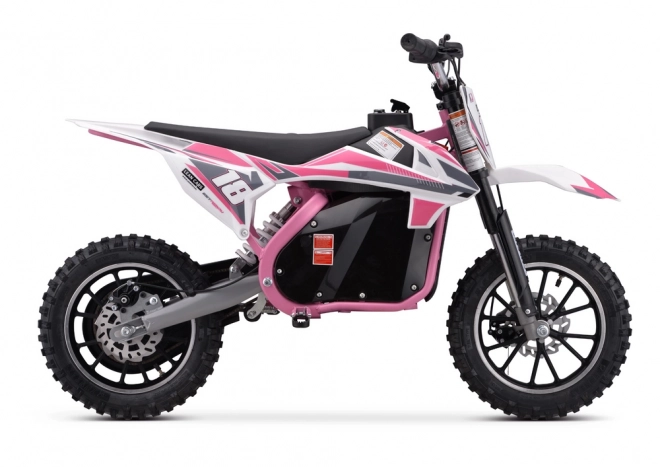 Moto Cross TRAIL KING a Batteria per Bambini Rosa